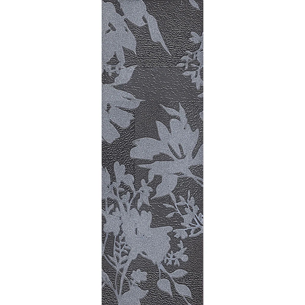 Edilgres Cment Antrasit Mat Floral Dekor 2 Mod X 30x90 R