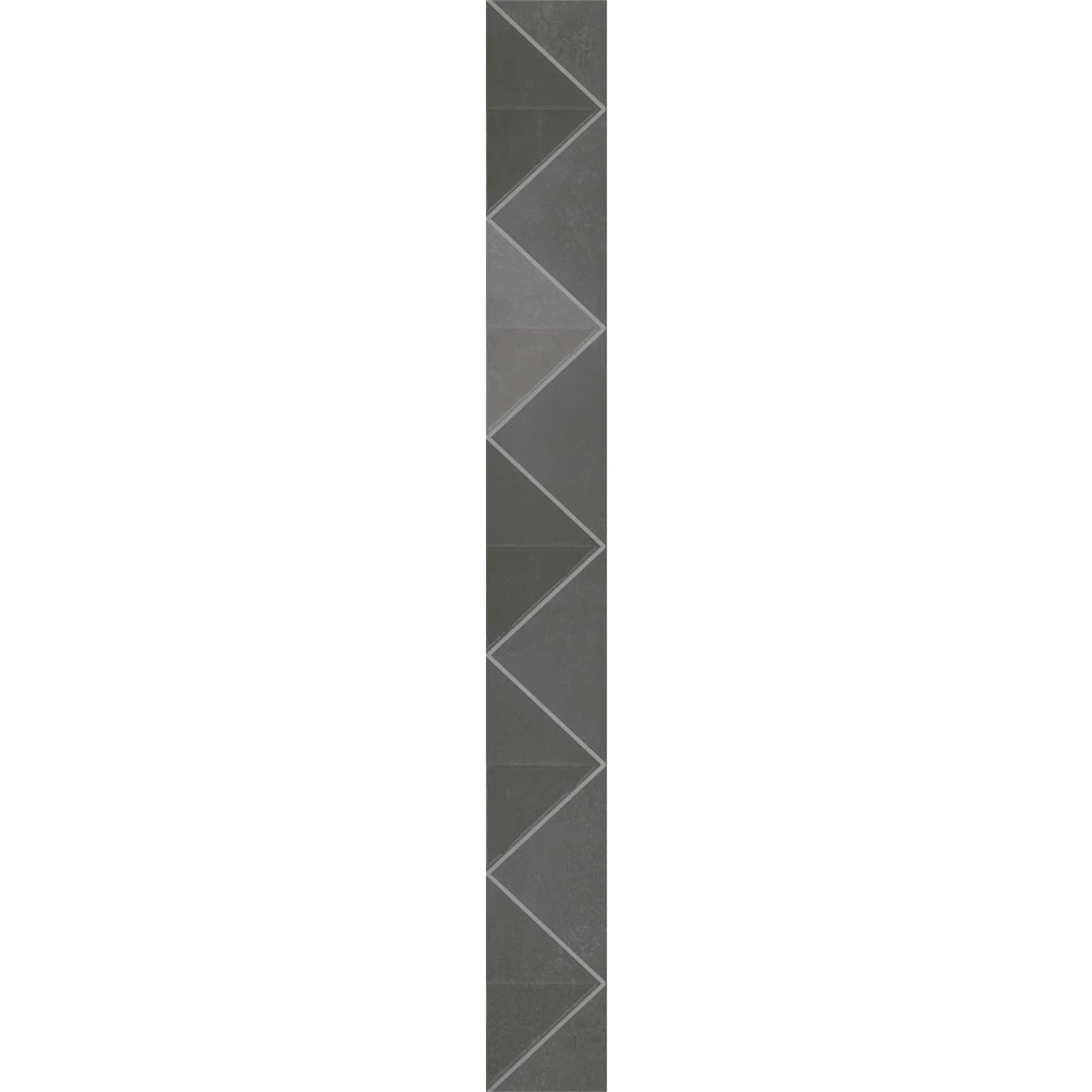 Edilgres Cment Antrasit Mat Zigzag Bordür 2 Mod X 10x90
