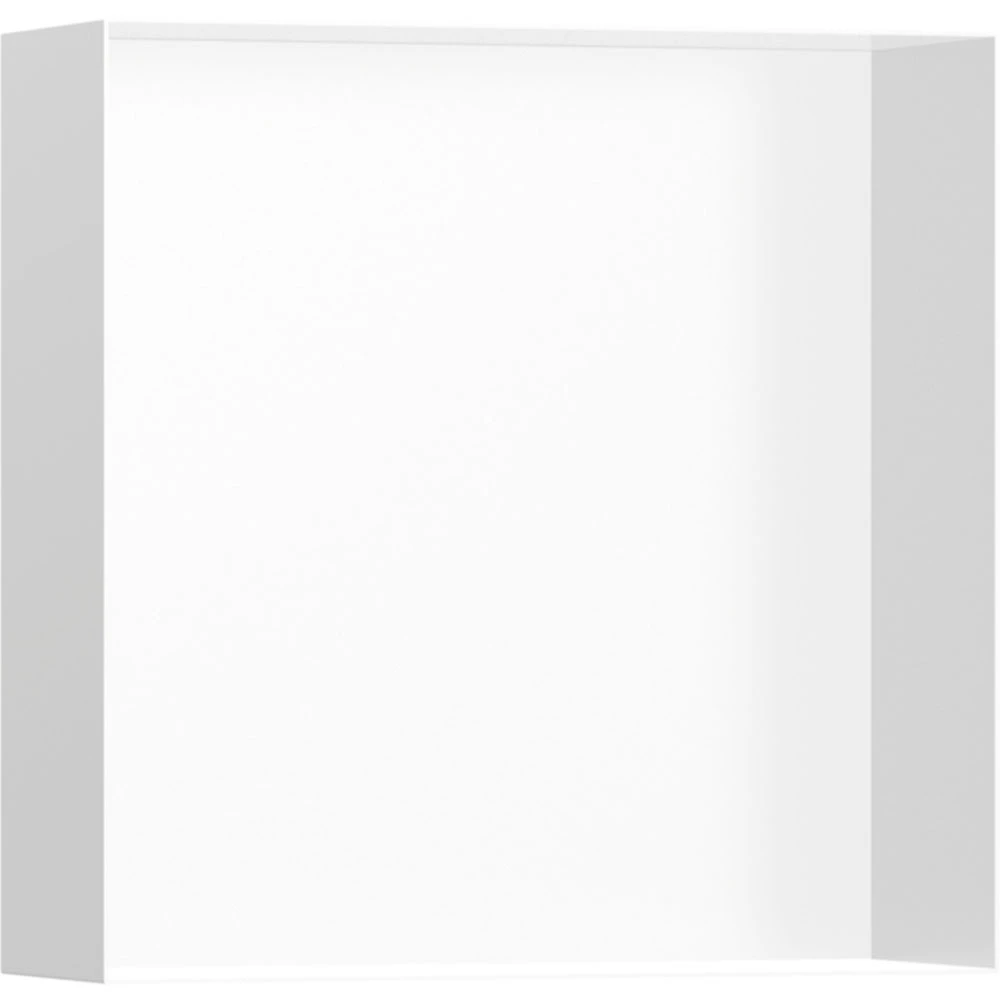 Hansgrohe XtraStoris Minimalistic 30x30x10 Cm Satin Beyaz Açık Çerçeveli Duvar Nişi