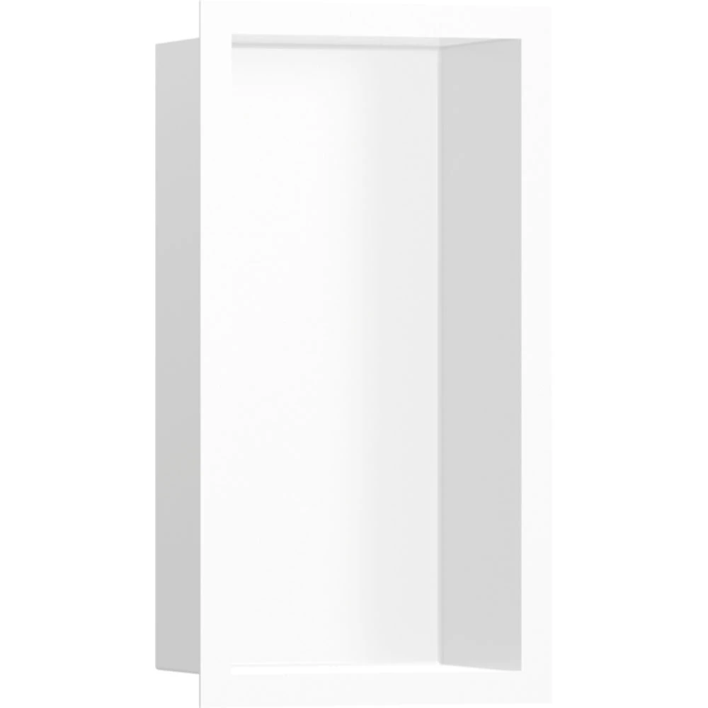 Hansgrohe XtraStoris Individual 30x15x10 Cm Satin Beyaz Çerçeveli Mat Beyaz Duvar Nişi