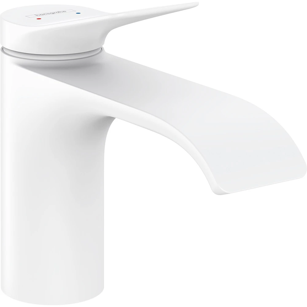 Hansgrohe Vivenis 80 Satin Beyaz Lavabo Bataryası