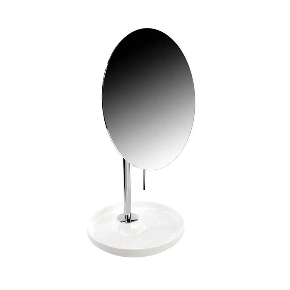 Pomd'or Equilibrium Mat Beyaz-Krom 5x Makyaj Aynası