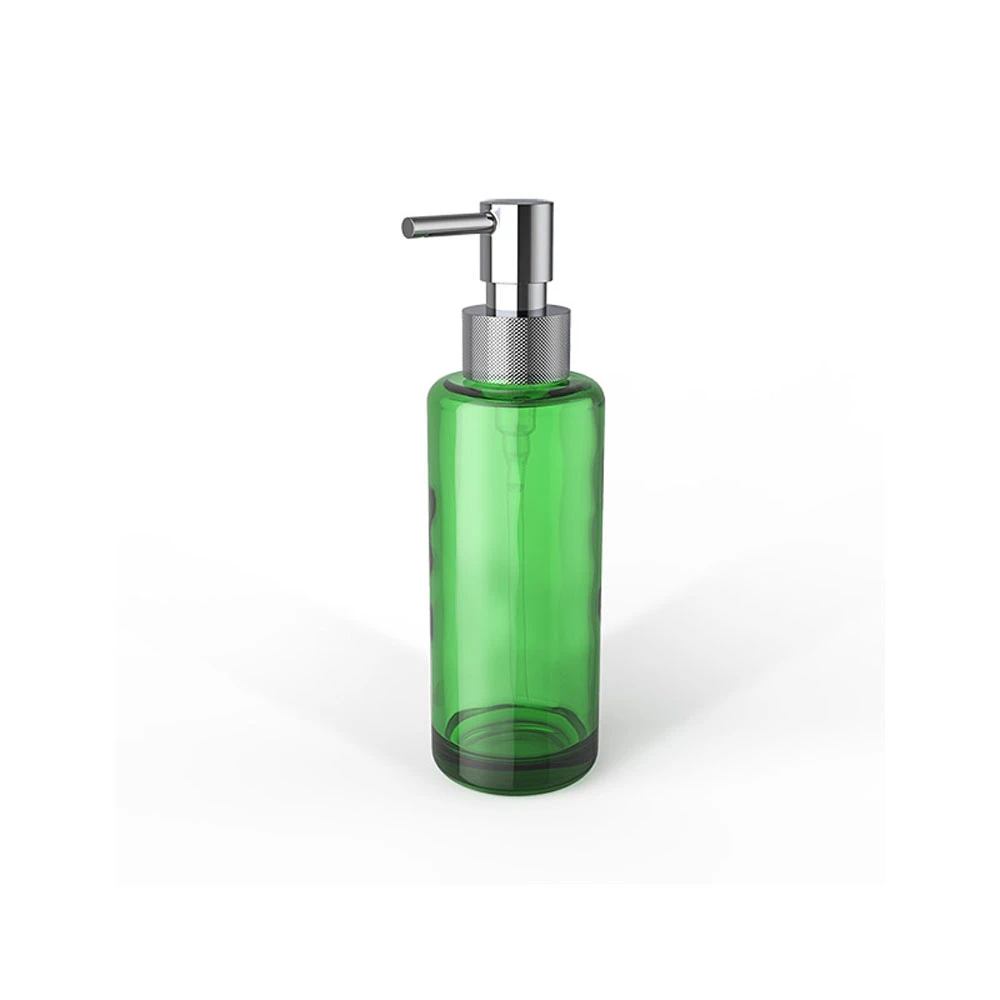 Decor Walther Porter Tezgah Üstü Yeşil Cam-Krom Sıvı Sabunluk Hemen Al