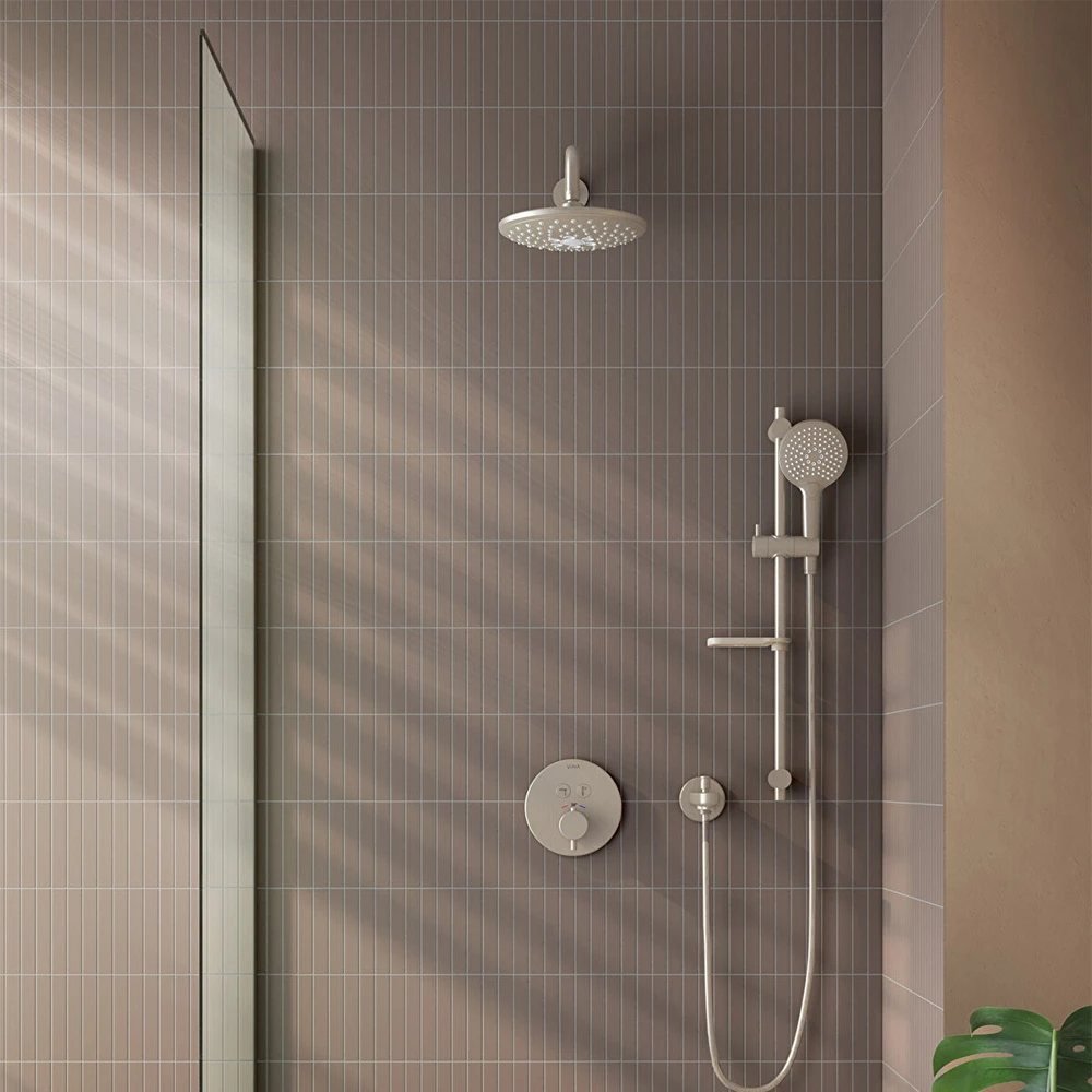 Artema AquaControl Round Fırçalanmış Nikel Ankastre Termostatik Banyo Bataryası - A4271834 Hemen Al