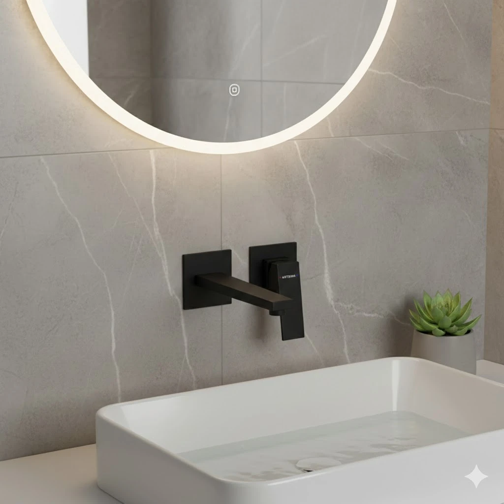 Artema Minimax Square Ankastre Lavabo Bataryası Uzun Siyah(A4359336) Hemen Al