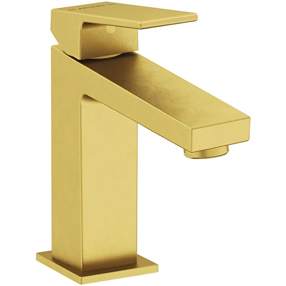 Artema Minimax Square Fırçalı Altın Yüksek Lavabo Bataryası - A4372225