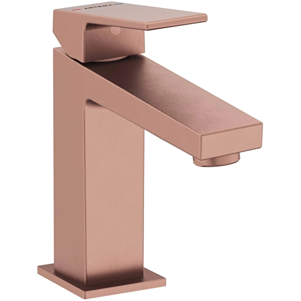 Artema Minimax Square Fırçalı Bakır Yüksek Lavabo Bataryası - A4372224