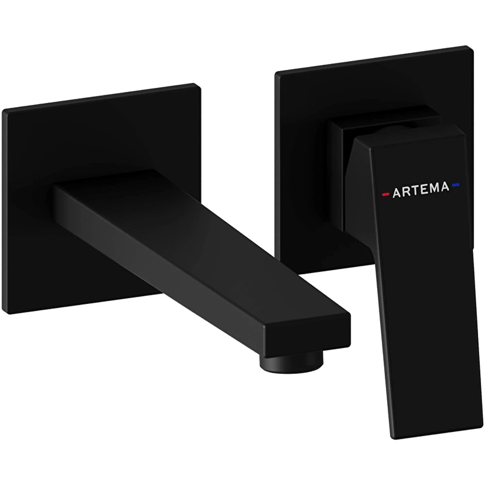 Artema Minimax Square Mat Siyah Ankastre Lavabo Bataryası - A4359236 Hemen Al