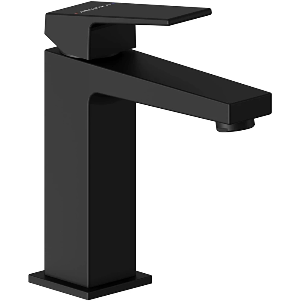 Artema Minimax Square Mat Siyah Yüksek Lavabo Bataryası - A4372236