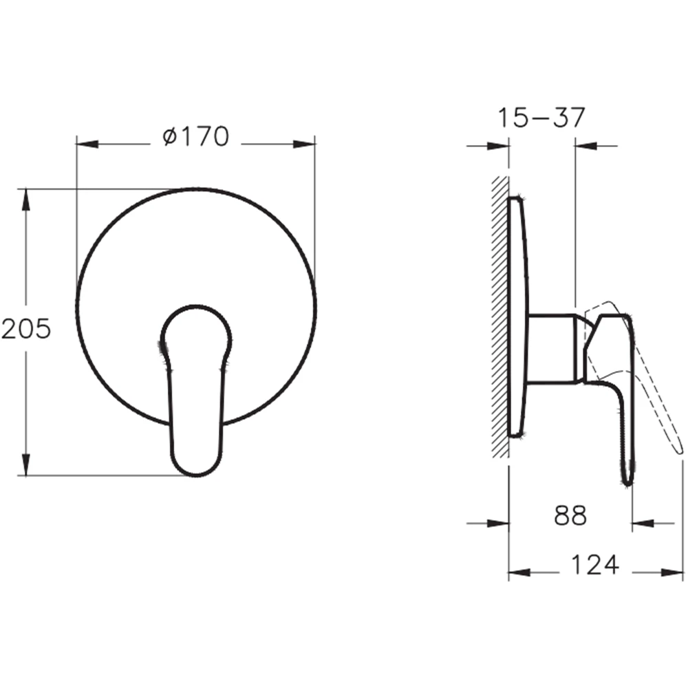 Artema Root Round Soft Altın Ankastre Duş Bataryası - A4282974 Hemen Al