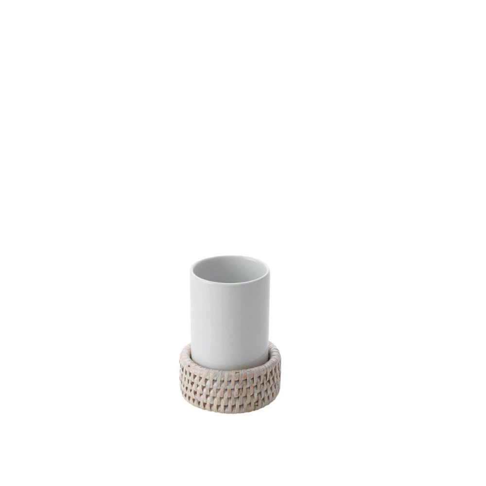 Decor Walther Basket Porselen-Beyaz Tezgah Üstü Diş Fırçalık