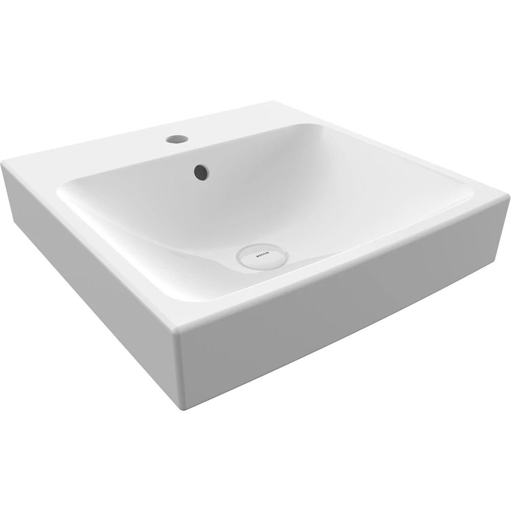 Bocchi Scala Arch 48 Cm Parlak Beyaz Tezgah Üstü Lavabo Hemen Al