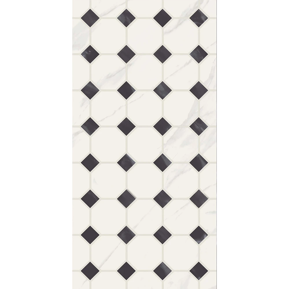 Çanakkale Seramik Fon-8024 Line Calacatta Beyaz Dekor 30x60