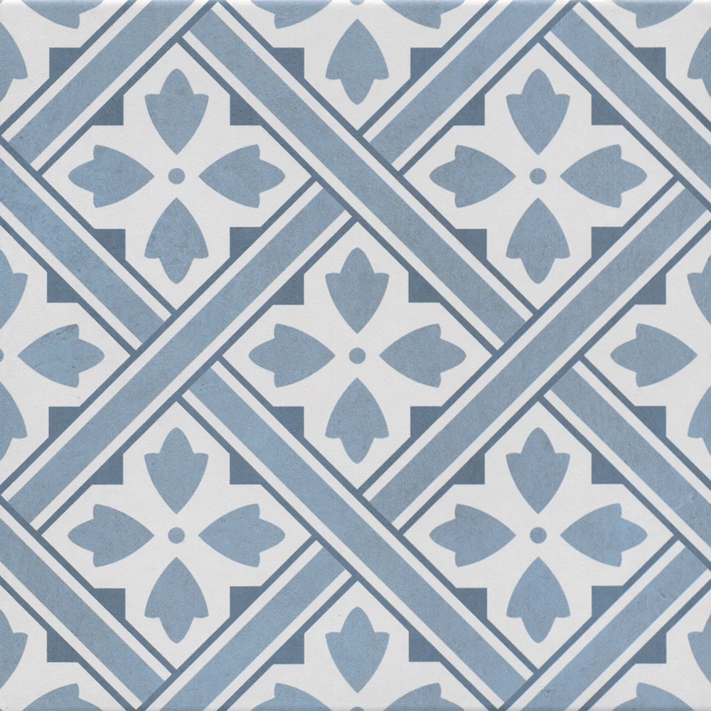 Çanakkale Seramik Gs-D4876 Ornament Geo Mavi 33x33 Hemen Al