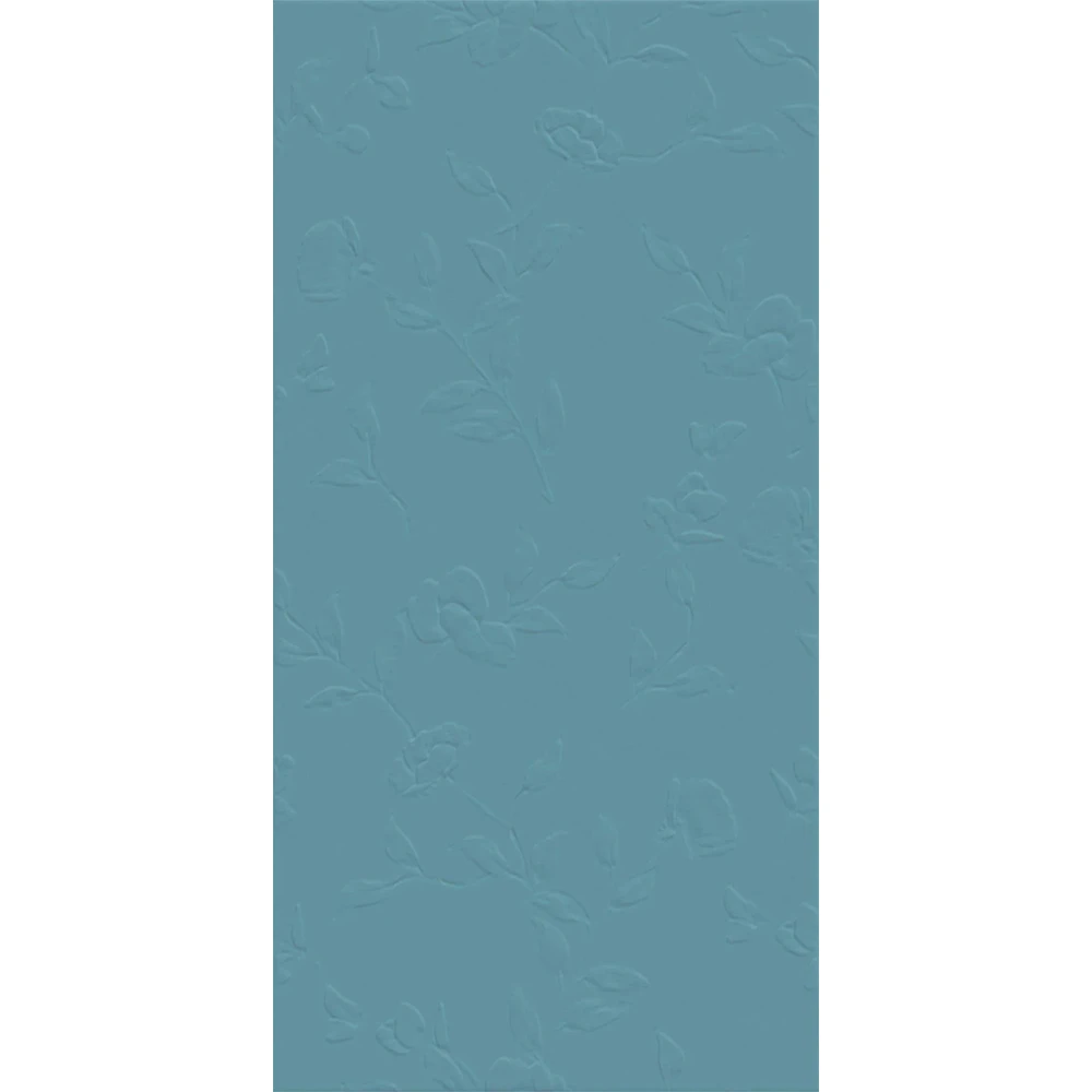 Çanakkale Seramik Rm-8771r Peony Mavi Çiçek Dekor Rektifiyeli 30x60 R