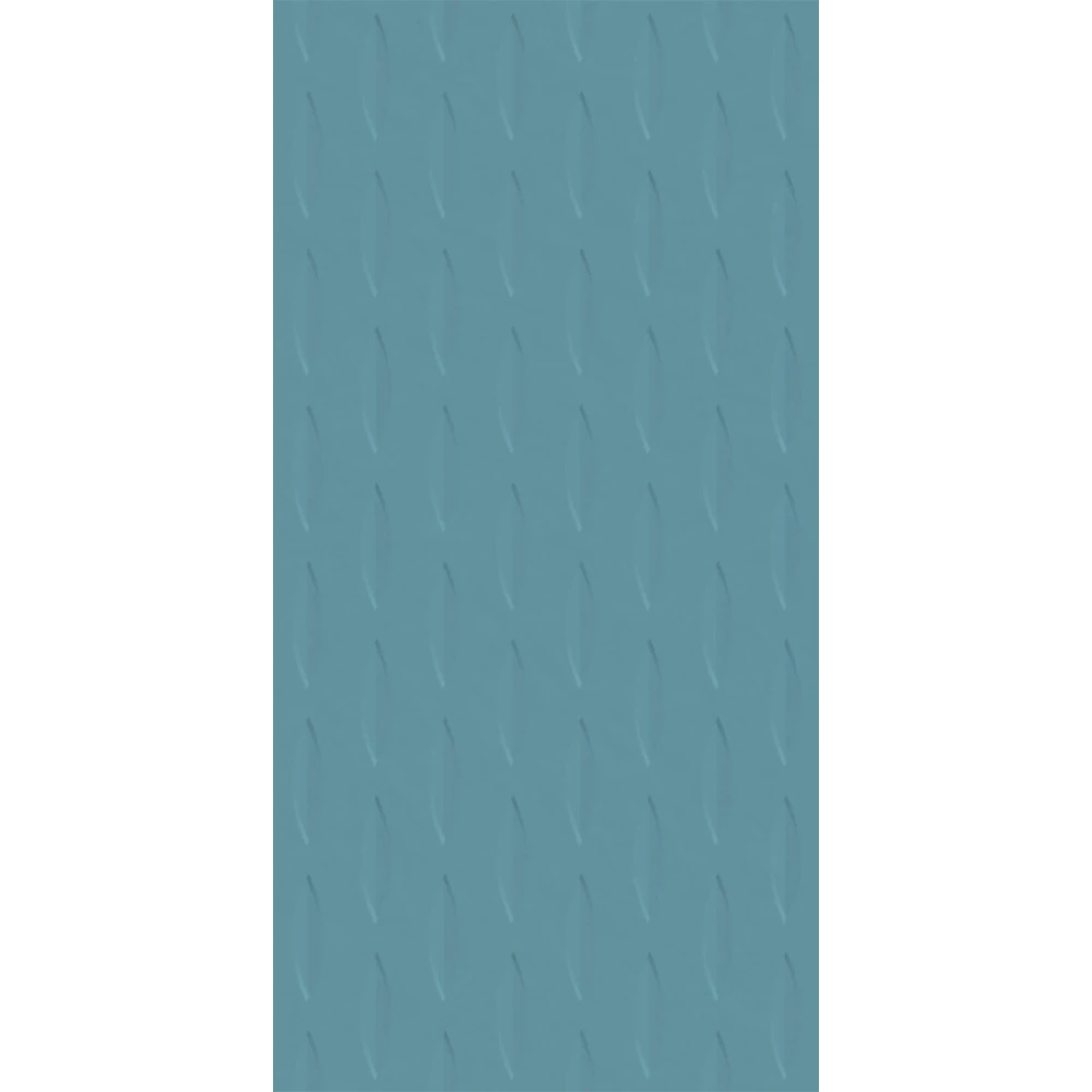 Çanakkale Seramik Rm-8772r Peony Mavi Geometrik Dekor Rektifiyeli 30x60 R