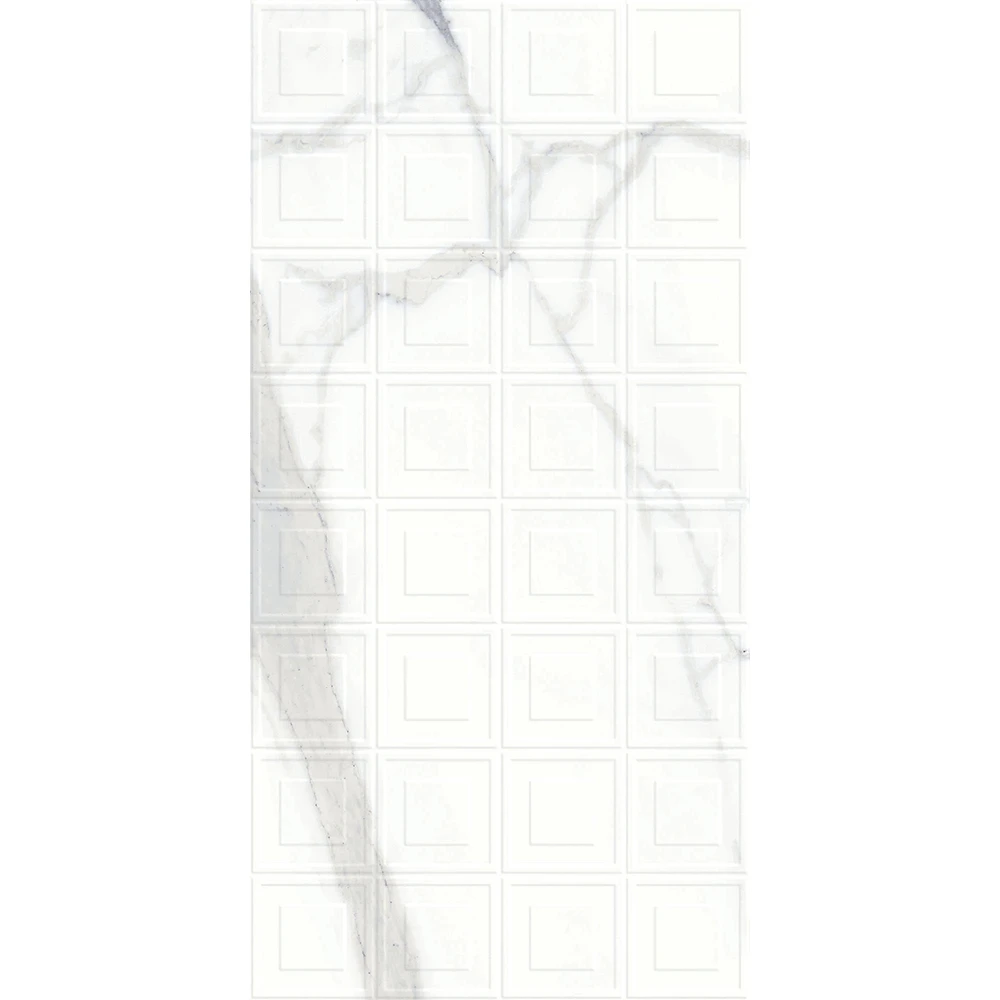 Çanakkale Seramik Rp-2239R Viento Kare Dekor Beyaz T 60x120 R
