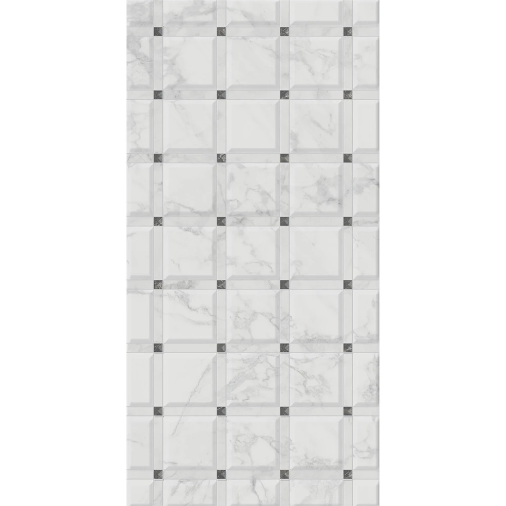 Çanakkale Seramik Rp-8938 Siena Beyaz Kare Dekor X 30x60