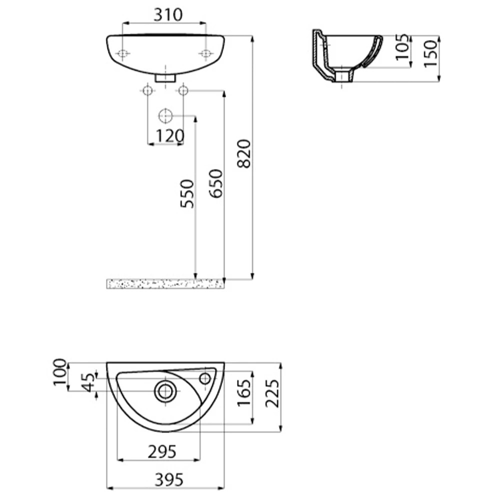 Creavit 23x39 Cm Oval Lavabo Hemen Al