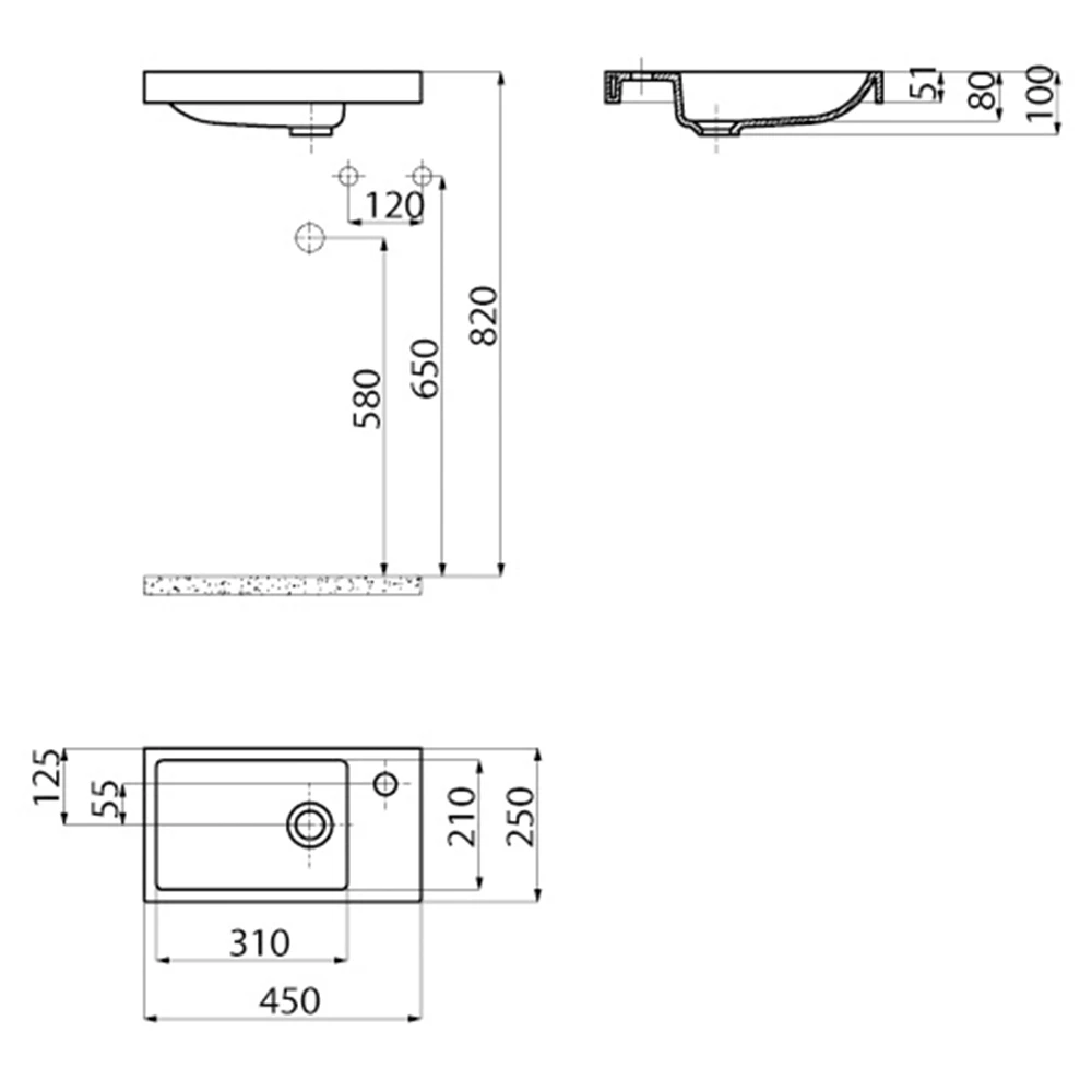 Creavit Elmas 45 Cm Lavabo Hemen Al