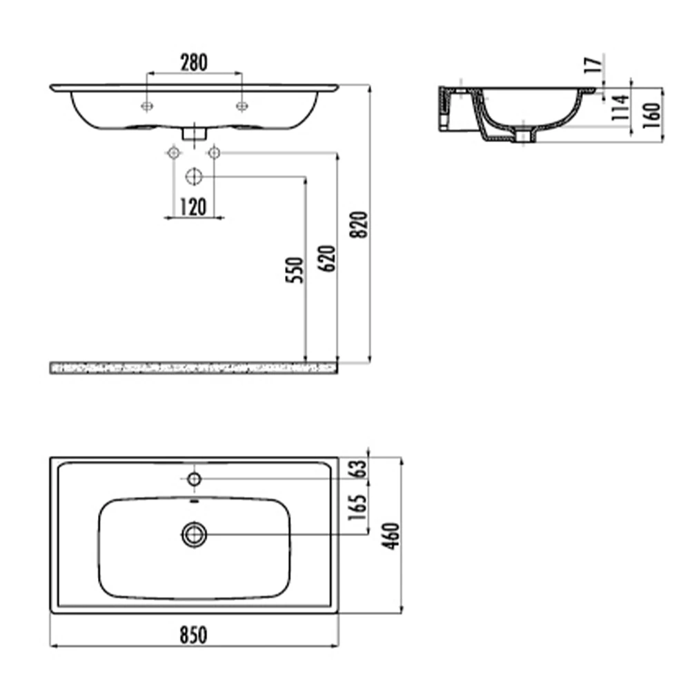 Creavit Erine 85 Cm Etajerli Lavabo Hemen Al