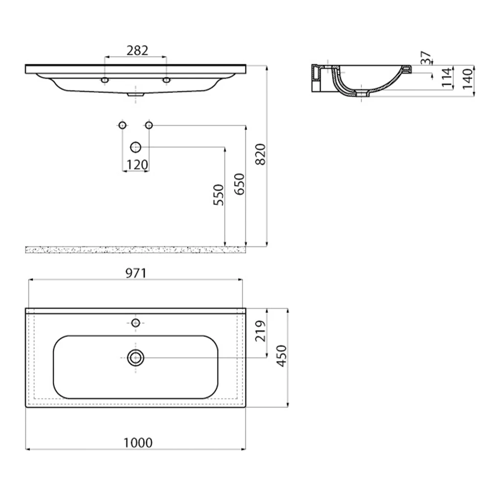 Creavit İdeal 100 Cm Etajerli Lavabo Hemen Al