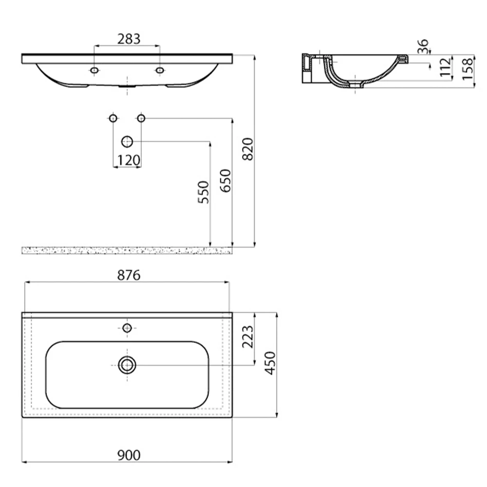 Creavit İdeal 90 Cm Etajerli Lavabo Hemen Al