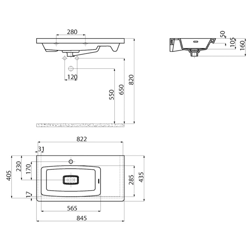 Creavit Memory 100 Cm Etajerli Lavabo Hemen Al