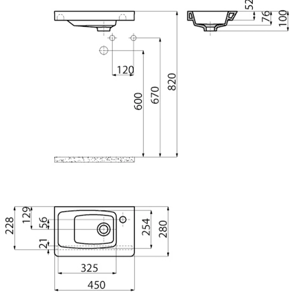 Creavit Memory 45 Cm Etajerli Lavabo Hemen Al