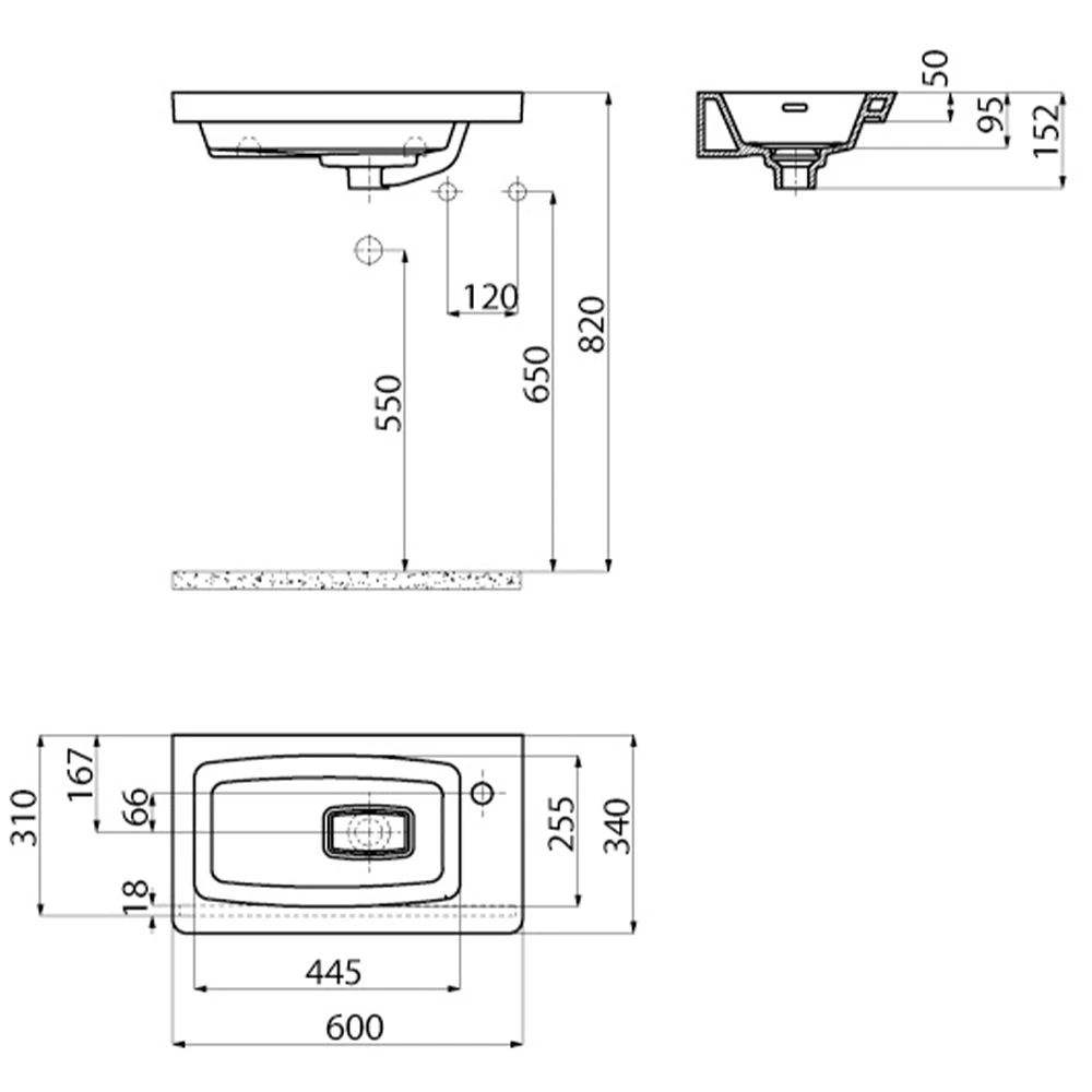 Creavit Memory 60 Cm Etajerli Lavabo Hemen Al