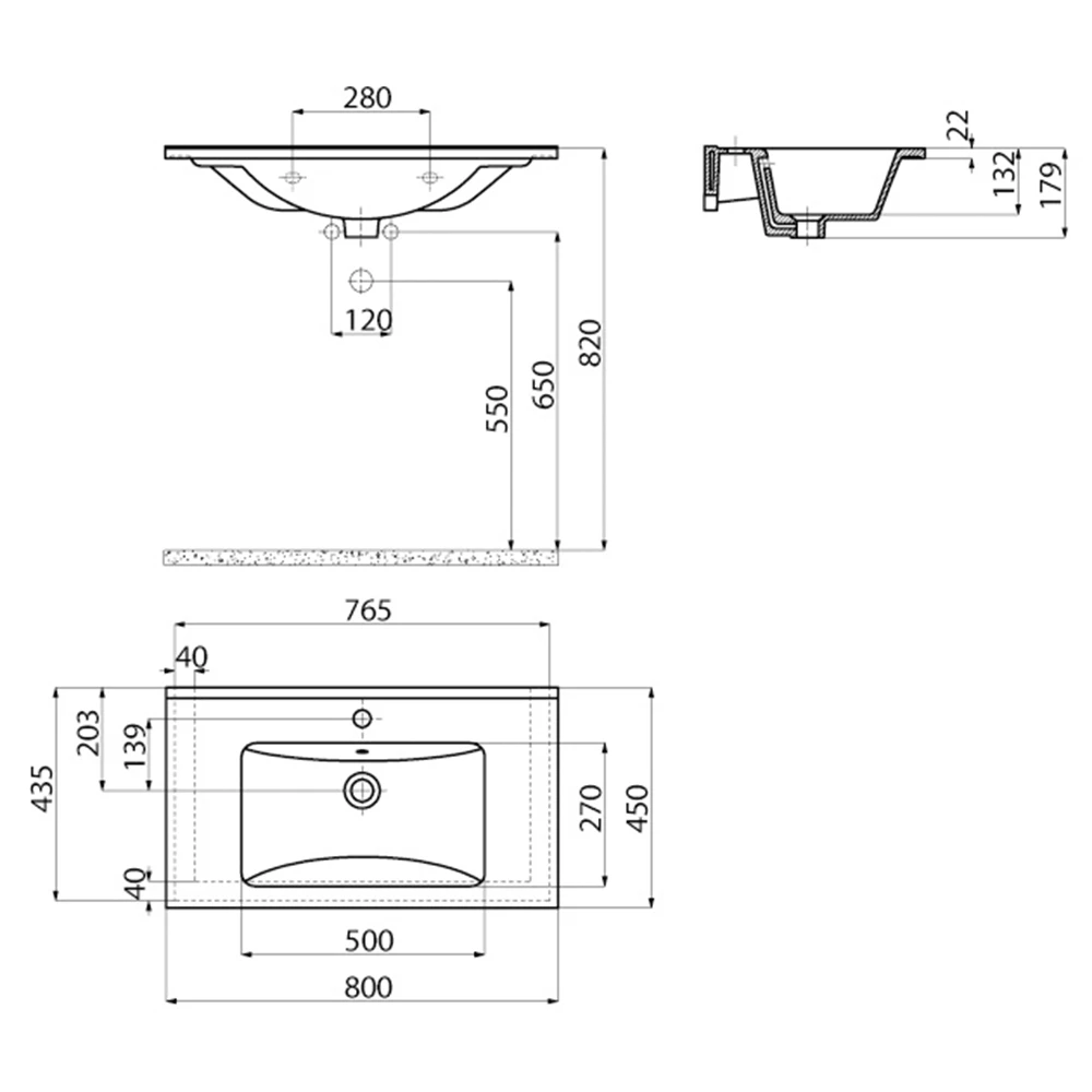 Creavit Su 80 Cm Etajerli Lavabo Hemen Al