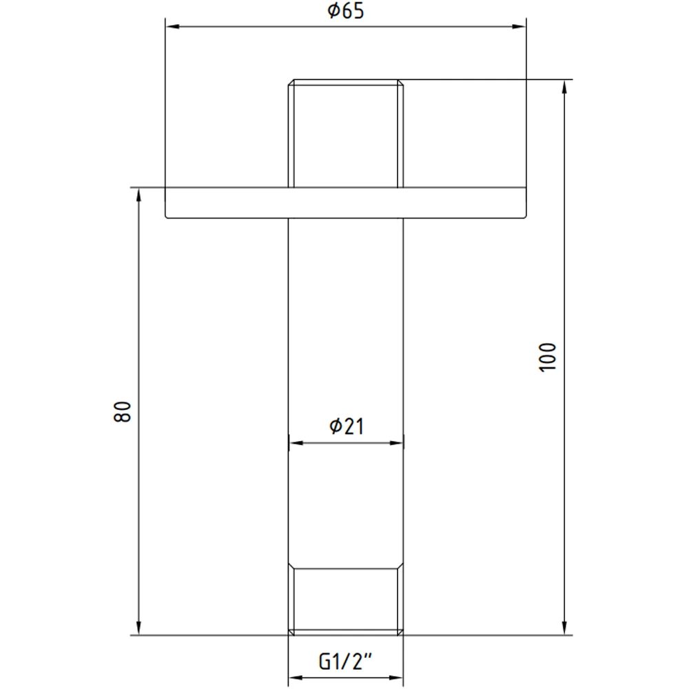 Eca 80 Mm Yuvarlak Tavandan Altın Duş Başlığı Borusu - 102126601A1 Hemen Al
