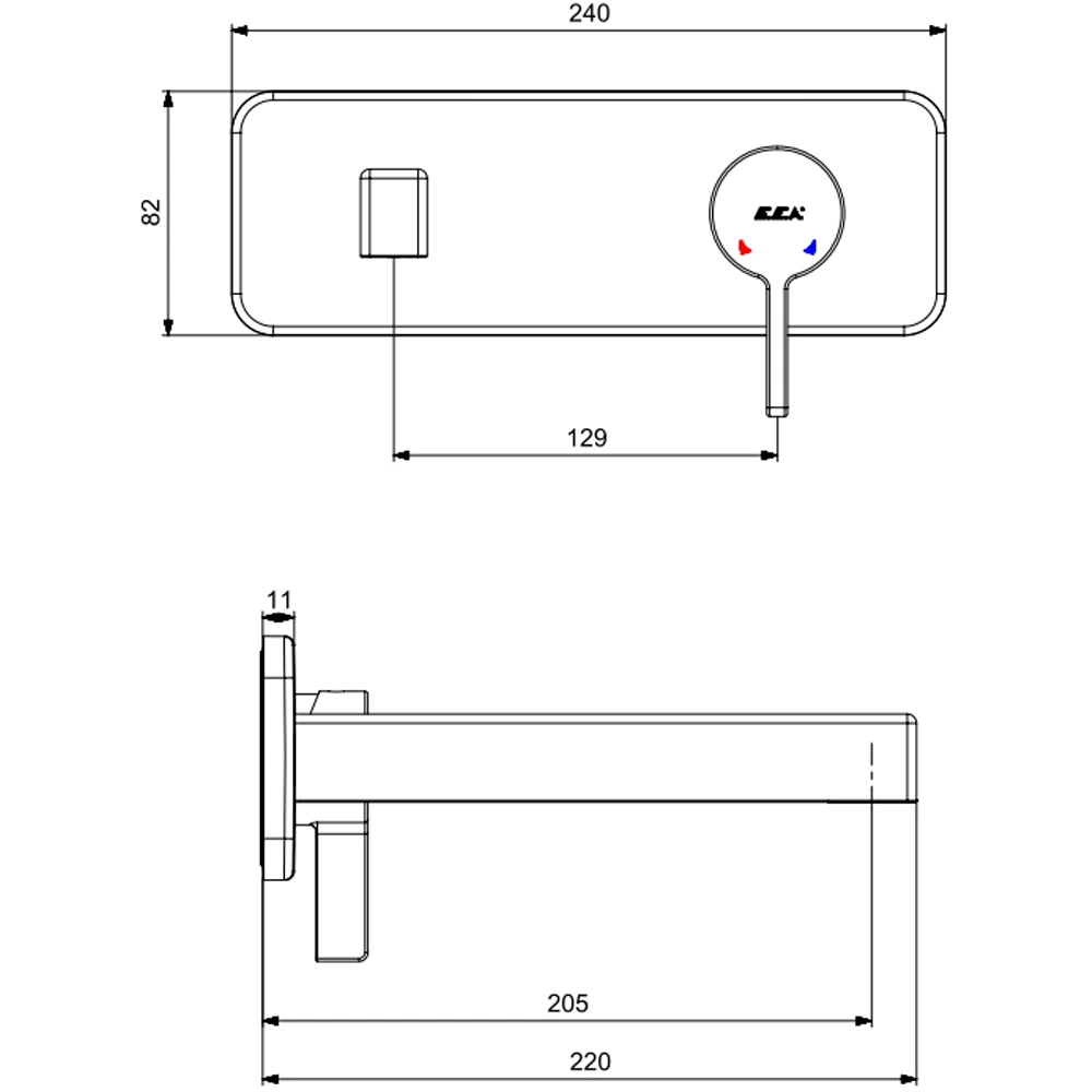 Eca Life Ankastre Lavabo Bataryası - 102167622-K Hemen Al