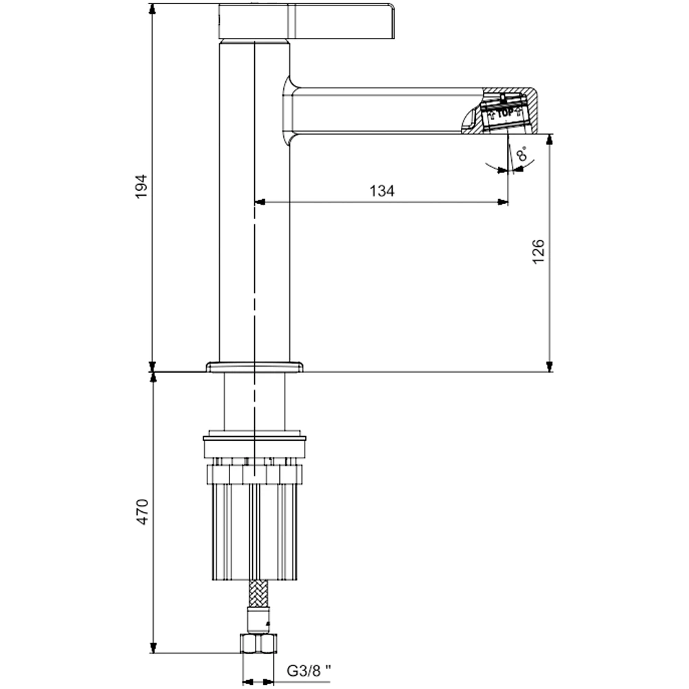 Eca Life Ecotechnology Altın Lavabo Bataryası - 102188784A1 Hemen Al