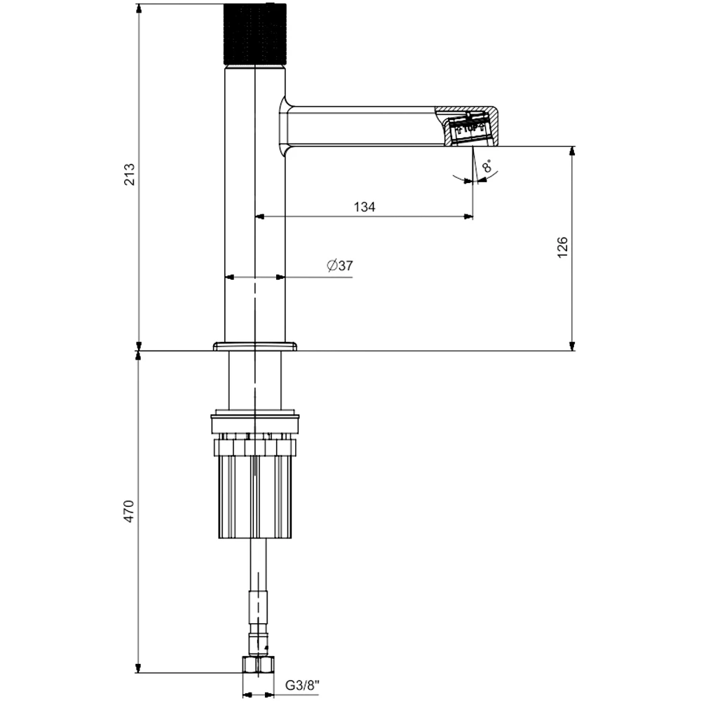 Eca Life Mat Antrasit Lavabo Bataryası - 102188781C5 Hemen Al