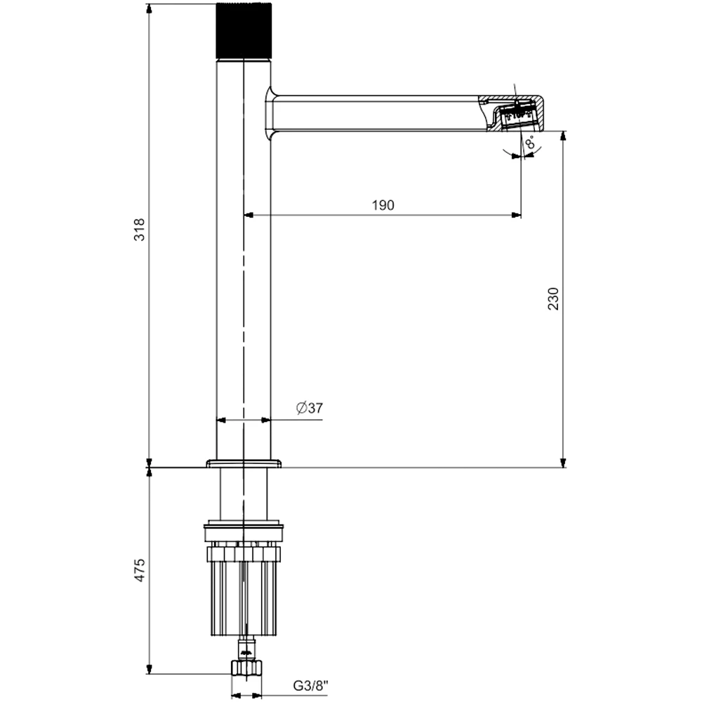 Eca Life Yüksek Lavabo Bataryası - 102188782 Hemen Al