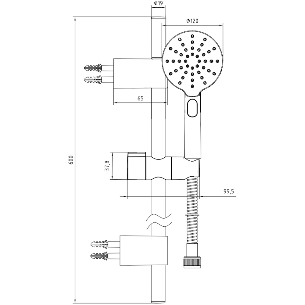 Eca Purity Plus 3 Fonksiyonlu Altın Sürgülü Duş Takımı - 102146093A1 Hemen Al