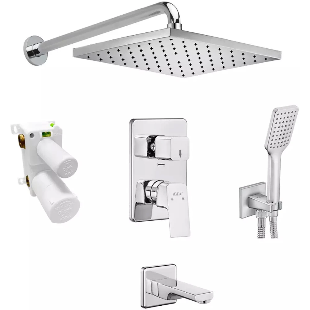 Eca Tiera 3 Yollu Ankastre Duş Seti - 102199784