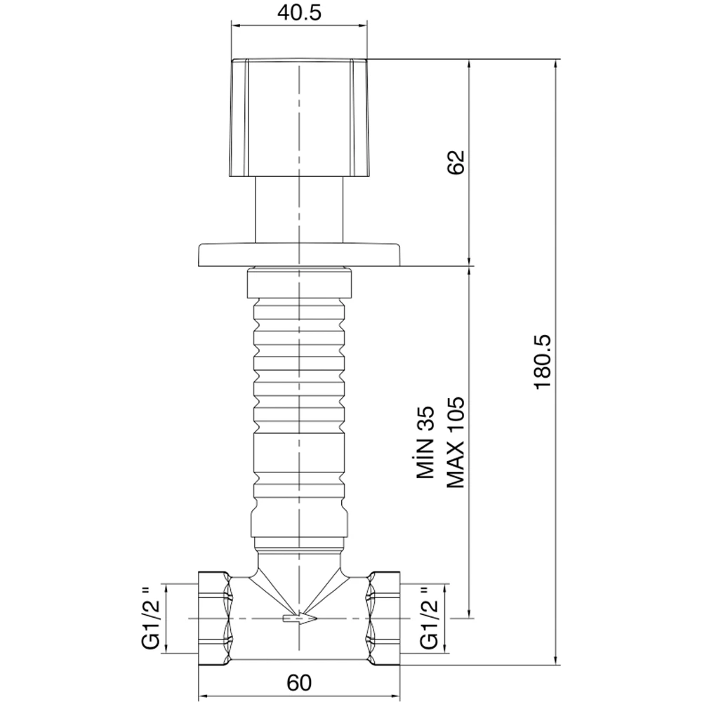 Eca Tiera Mat Siyah Ankastre Ara Kesme Valfi - 102151034C1 Hemen Al