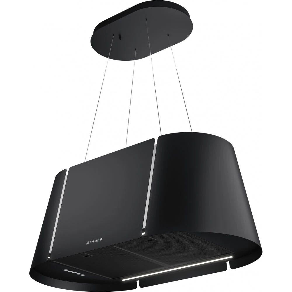 Faber Beat XL BK Matt F80 Mat Siyah Ada Davlumbaz