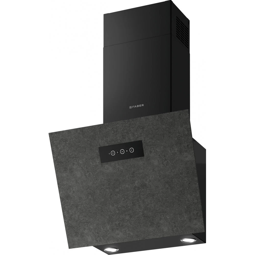 Faber Grexia Gres DG A60 Siyah-Mat Gri Davlumbaz