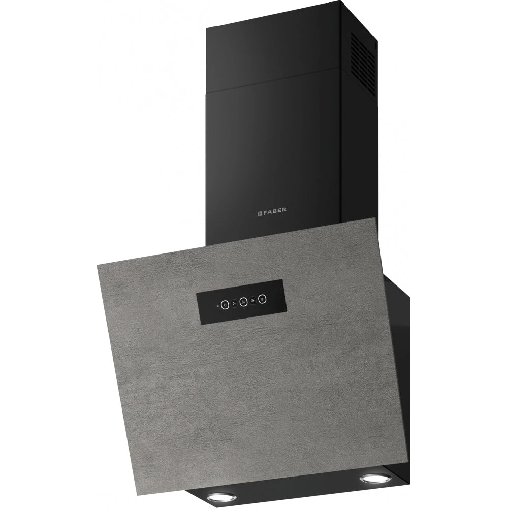 Faber Grexia Gres LG A60 Siyah-Gri Davlumbaz