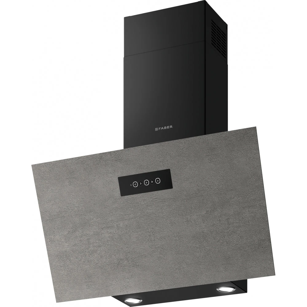 Faber Grexia Gres LG A80 Siyah-Gri Davlumbaz