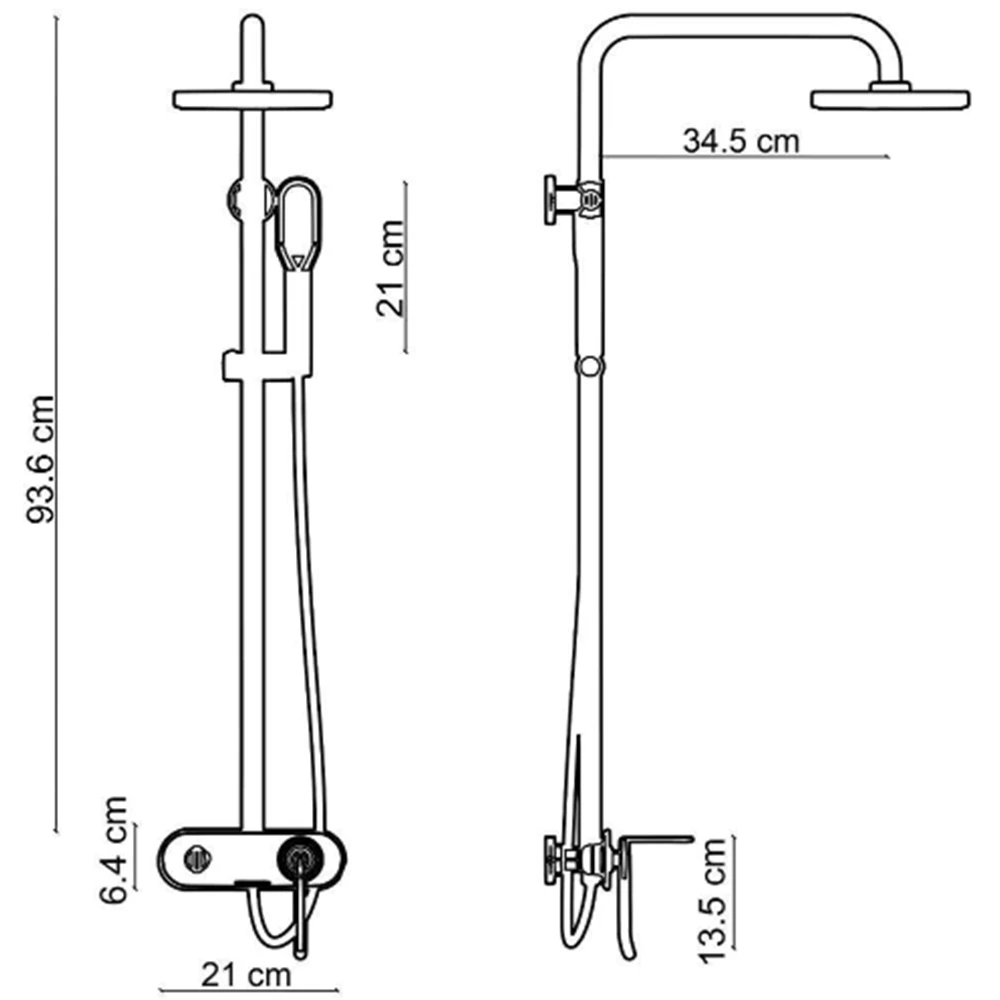 Fontana FA-5051P Krom-Mor Duş Kolonu Hemen Al