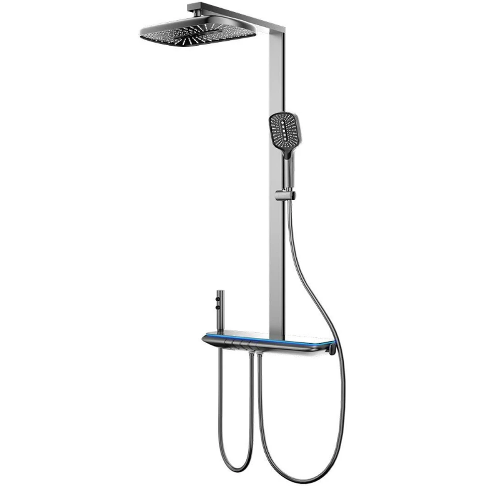 Fontana FJ-SS7157 Mat Siyah Duş Kolonu