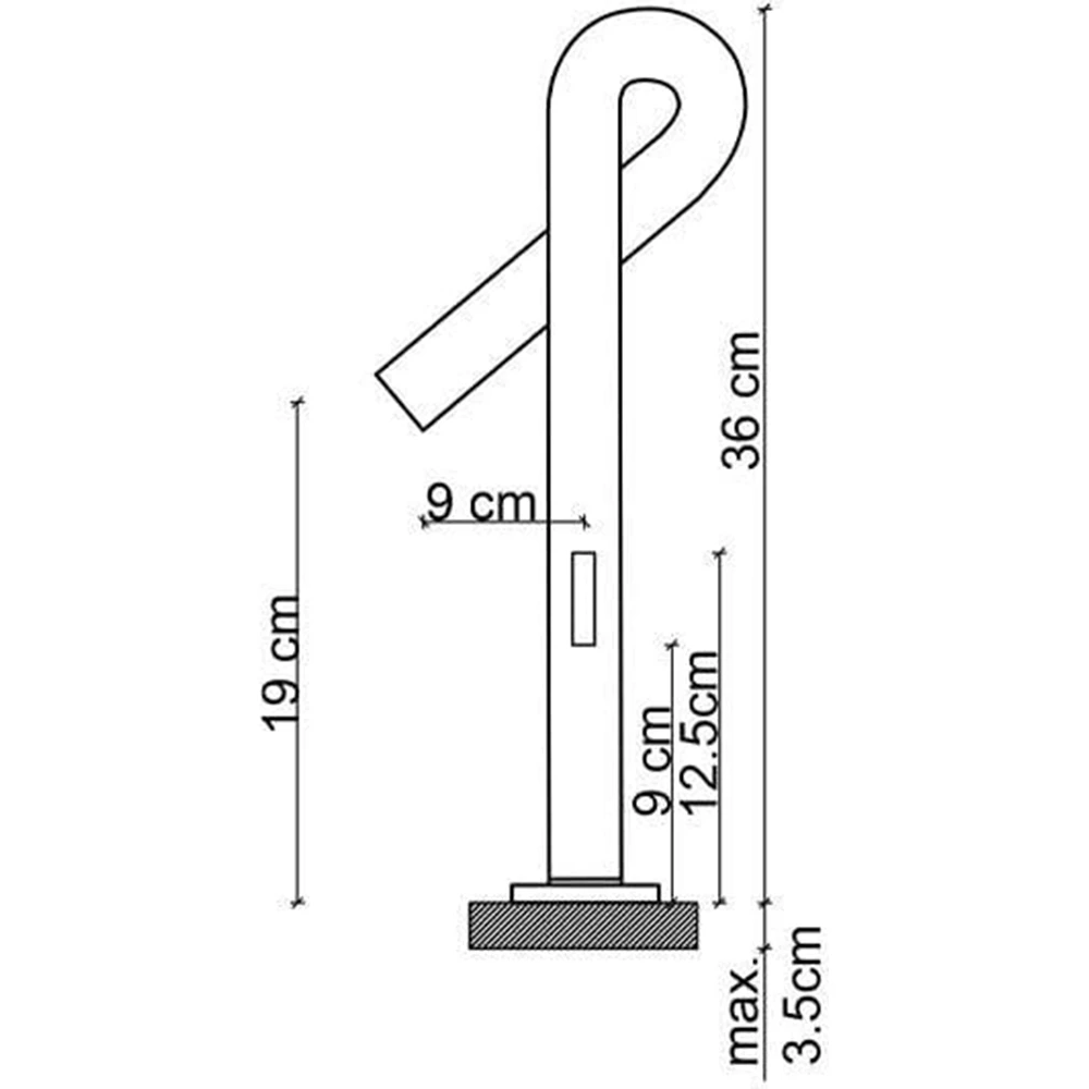 Fontana FK-6125 Mat Siyah Yüksek Lavabo Bataryası Hemen Al