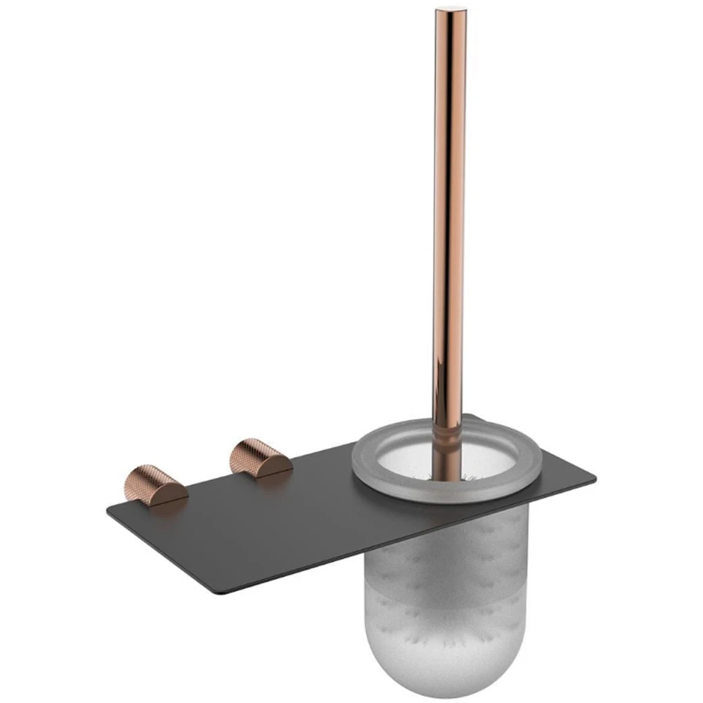 Fontana FY-90304 Mat Rose-Siyah Tuvalet Fırçası