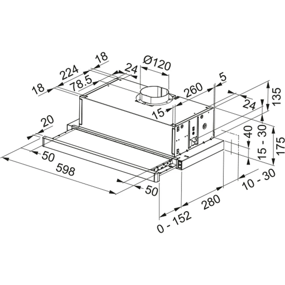 Franke Aspiratör Ftc 632L Gr/Xs Hemen Al