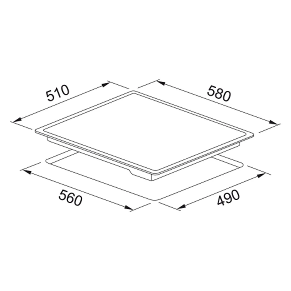 Franke FRSM 604 C T BK 4 Gözlü 60 Cm Ankastre Elektrikli Ocak Hemen Al