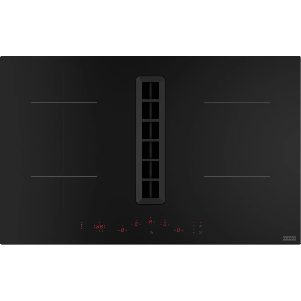 Franke Maris 2gether FMA 8372 4RC R HI Siyah Cam Davlumbaz Entegreli Ankastre Ocak